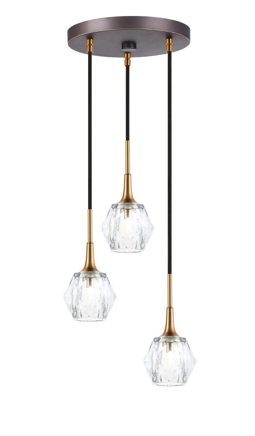Woodbridge Regent Park 21124CBZ-C30410 Pendant Light - Brass/ Bronze