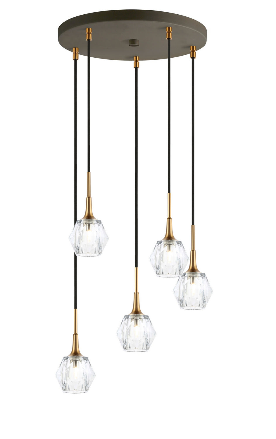 Woodbridge Regent Park 21125CBZ-C30410 Chandelier Light - Brass/ Bronze