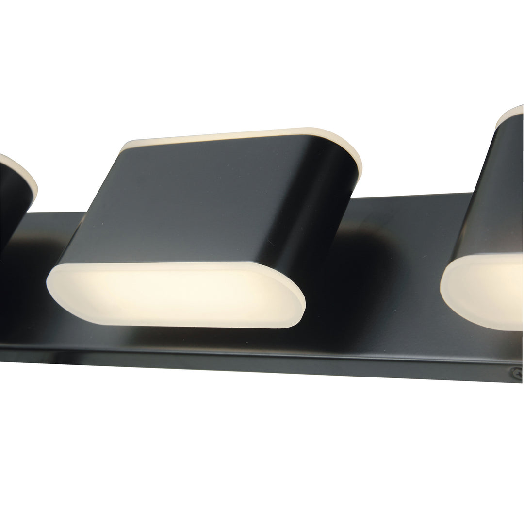 Abra Bianca 20046WV-BL Bath Vanity Light 26 in. wide - Black