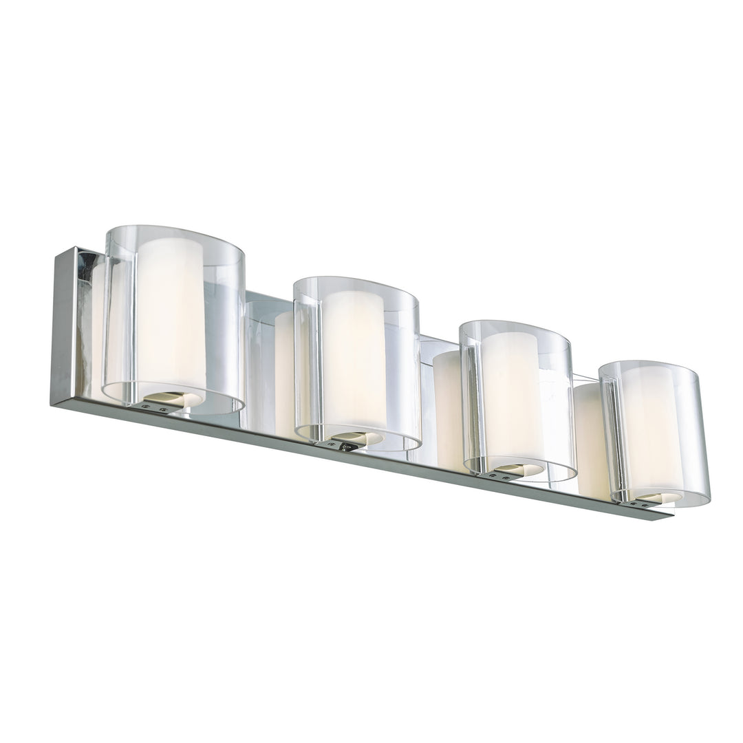 Abra Zoe 20049WV-CH Bath Vanity Light 26 in. wide - Chrome