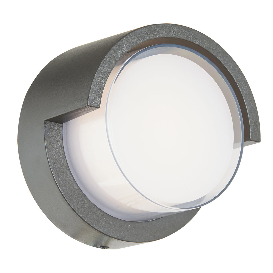 Abra Lighting 50021ODW-MB Geo Led Wall Fixture Outdoor Black