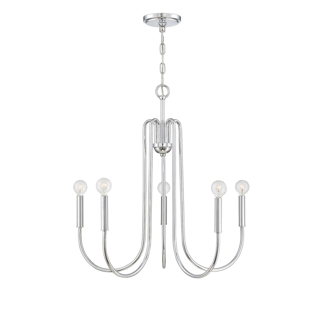 Meridian Mchan M10066CH Chandelier Light - Chrome