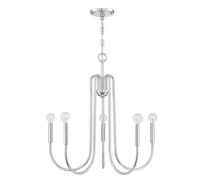 Meridian Mchan M10066CH Chandelier Light - Chrome