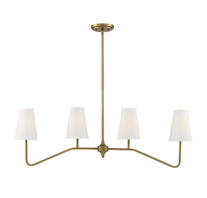 Meridian Mchan M10078NB Pendant Light - Natural Brass