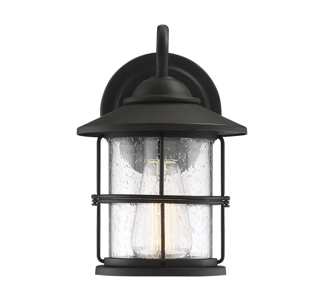 Meridian Lighting M50014BK Moutd One Light Outdoor Wall Sconce Outdoor Black