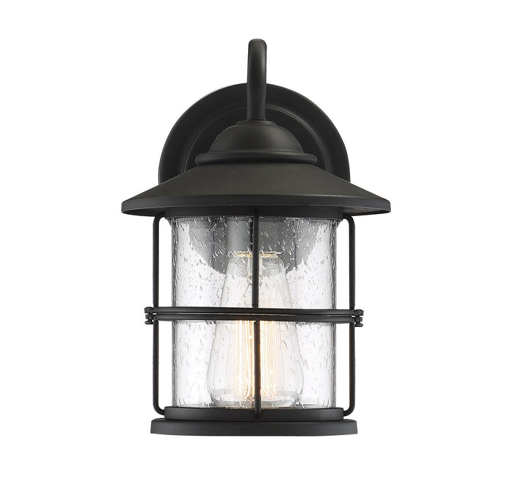 Meridian Lighting M50014BK Moutd One Light Outdoor Wall Sconce Outdoor Black