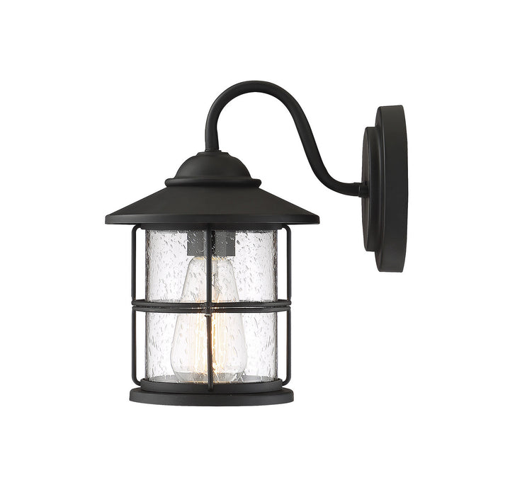 Meridian Lighting M50014BK Moutd One Light Outdoor Wall Sconce Outdoor Black