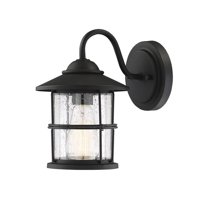Meridian Lighting M50014BK Moutd One Light Outdoor Wall Sconce Outdoor Black