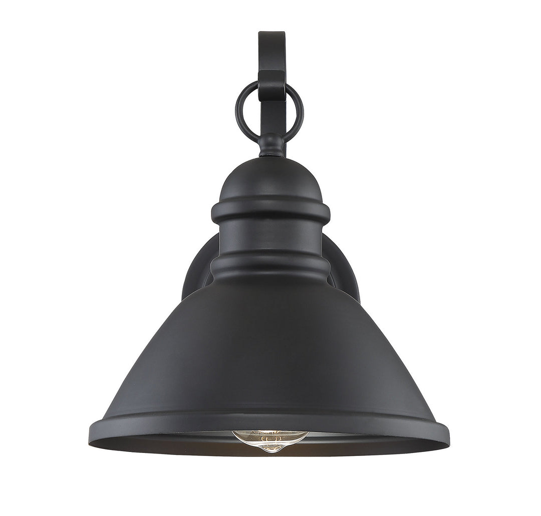 Meridian Lighting M50016BK Moutd One Light Outdoor Wall Sconce Outdoor Black