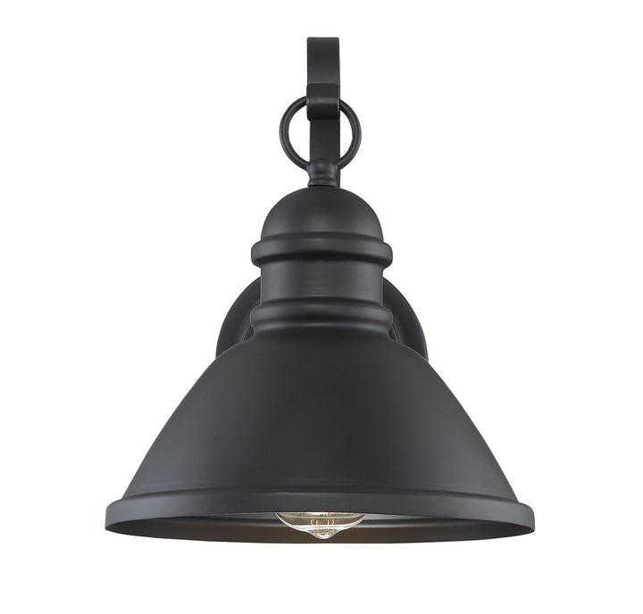 Meridian Lighting M50016BK Moutd One Light Outdoor Wall Sconce Outdoor Black