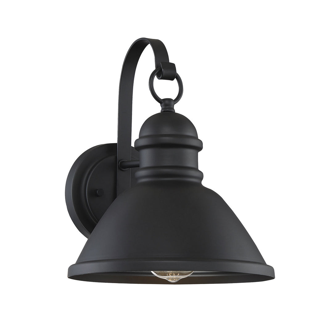 Meridian Lighting M50016BK Moutd One Light Outdoor Wall Sconce Outdoor Black