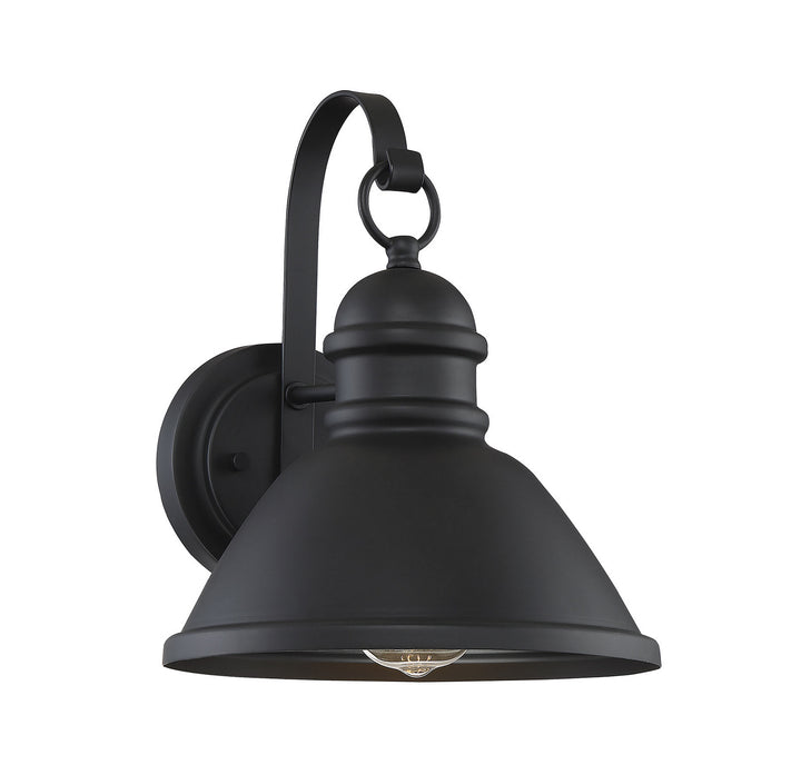 Meridian Lighting M50016BK Moutd One Light Outdoor Wall Sconce Outdoor Black