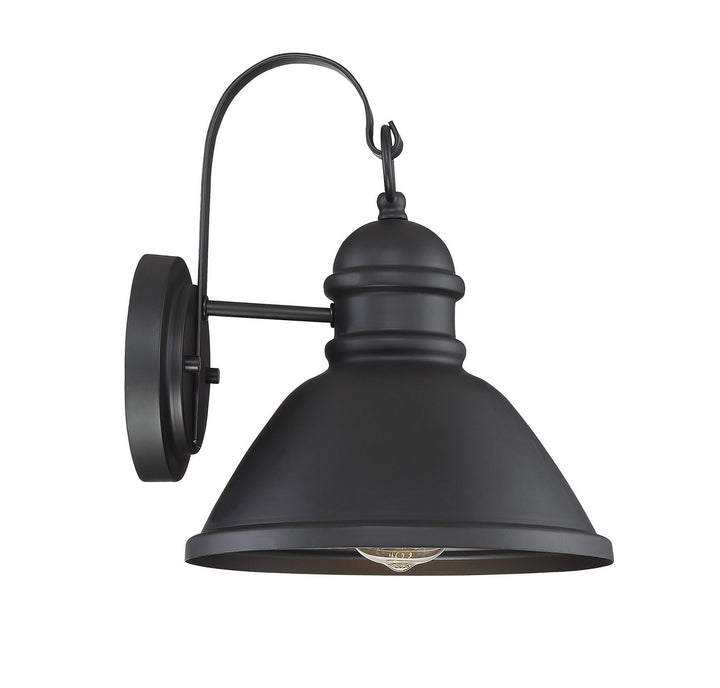 Meridian Lighting M50016BK Moutd One Light Outdoor Wall Sconce Outdoor Black