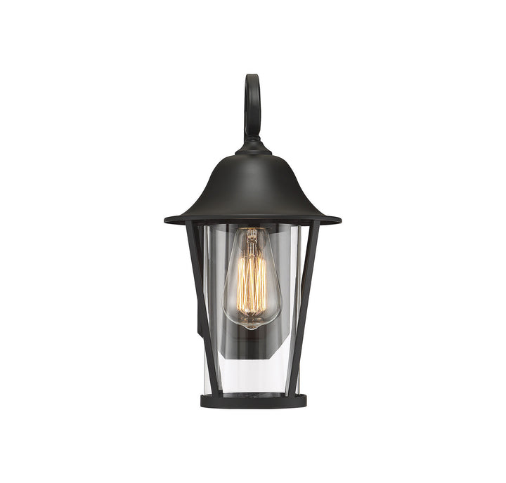 Meridian Lighting M50023BK Moutd One Light Outdoor Wall Sconce Outdoor Black