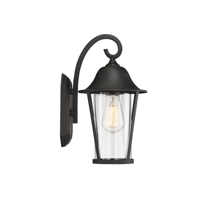 Meridian Lighting M50023BK Moutd One Light Outdoor Wall Sconce Outdoor Black