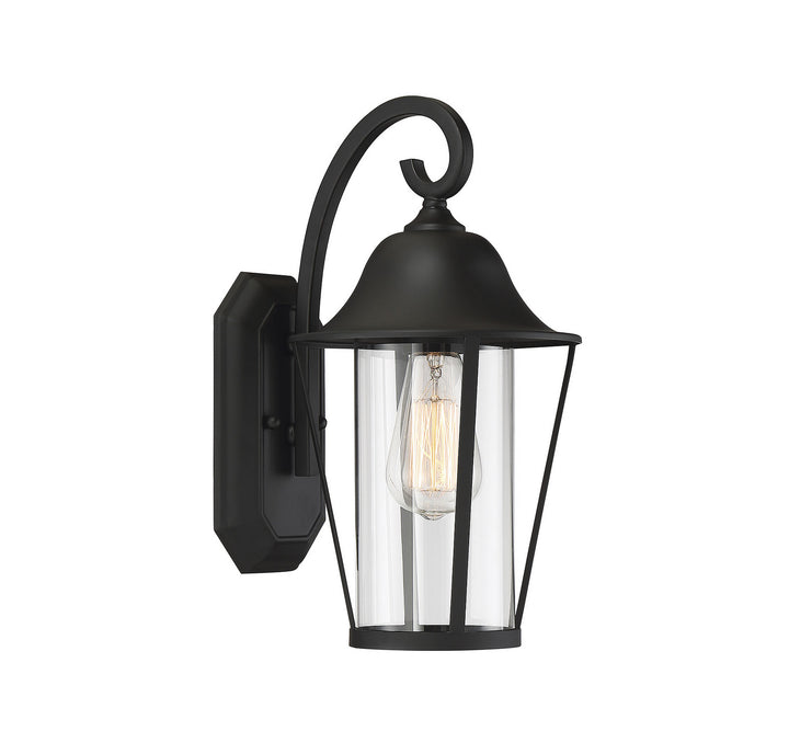 Meridian Lighting M50023BK Moutd One Light Outdoor Wall Sconce Outdoor Black