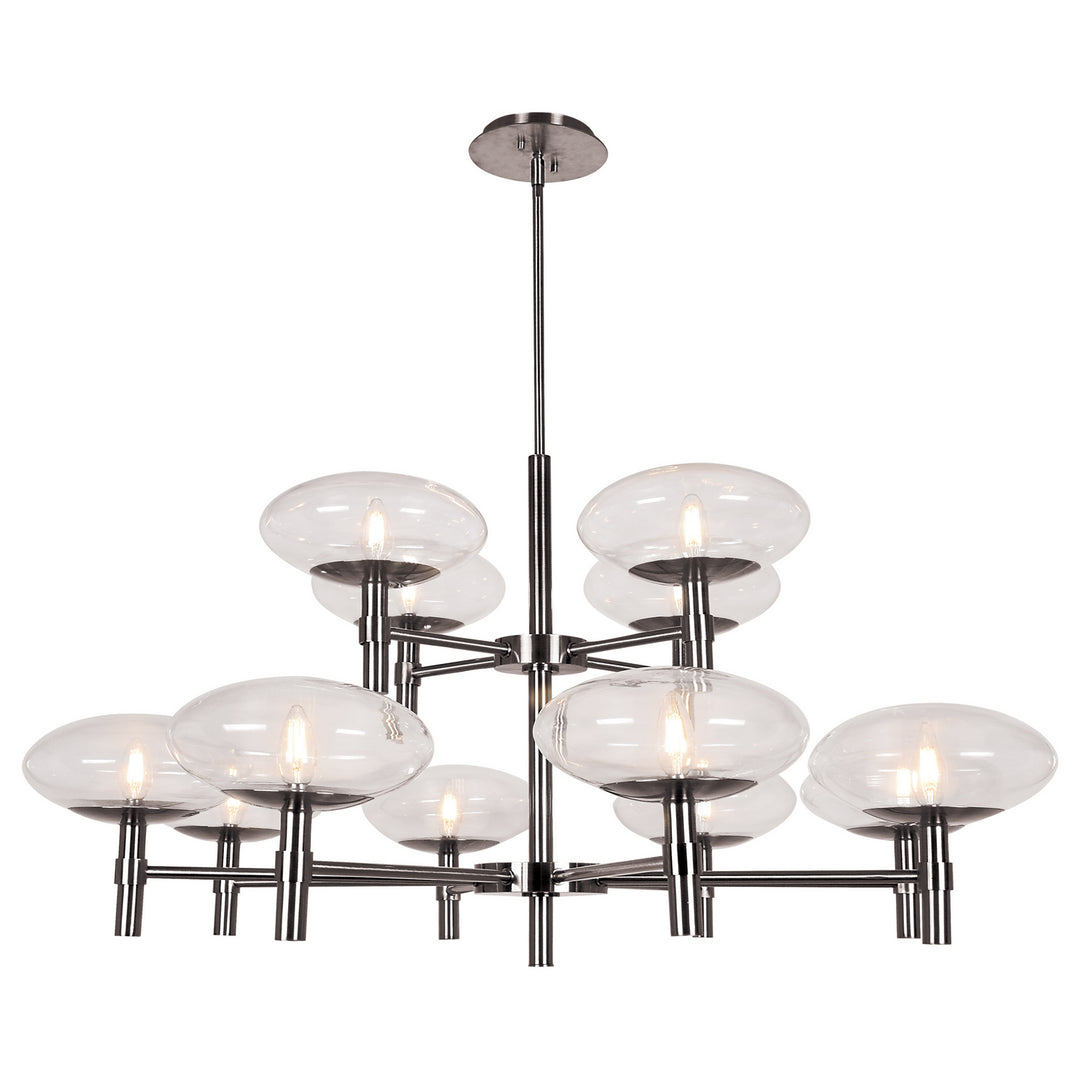 Access Grand 52094LEDDLP-BS/CLR Chandelier Light - Brushed Steel