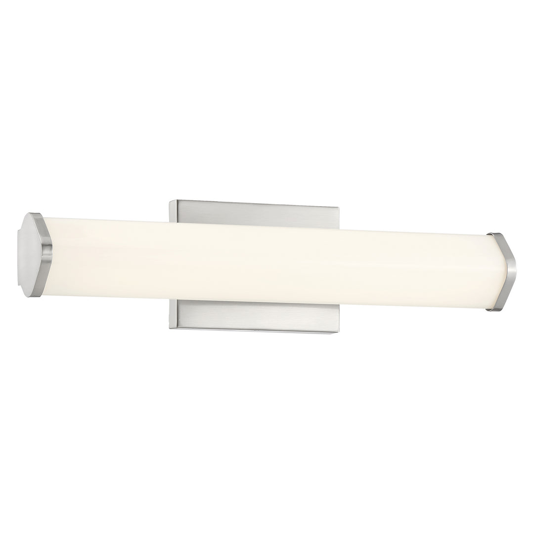 Access Summit 62513LEDD-BS/ACR Bath Vanity Light 18 in. wide - Brushed Steel