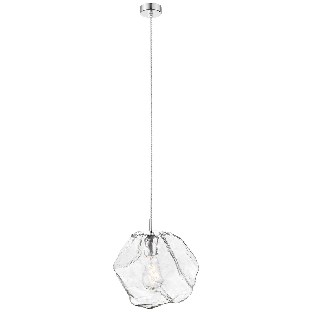 Access Boulder 63126LEDDLP-MSS/CLR Pendant Light - Chrome