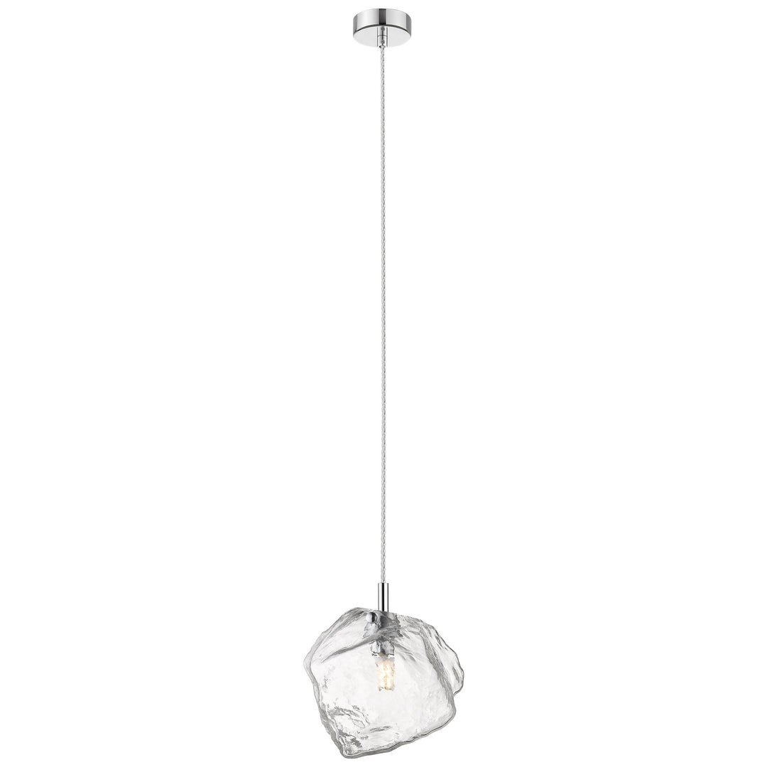 Access Boulder 63128LEDDLP-MSS/CLR Pendant Light - Chrome