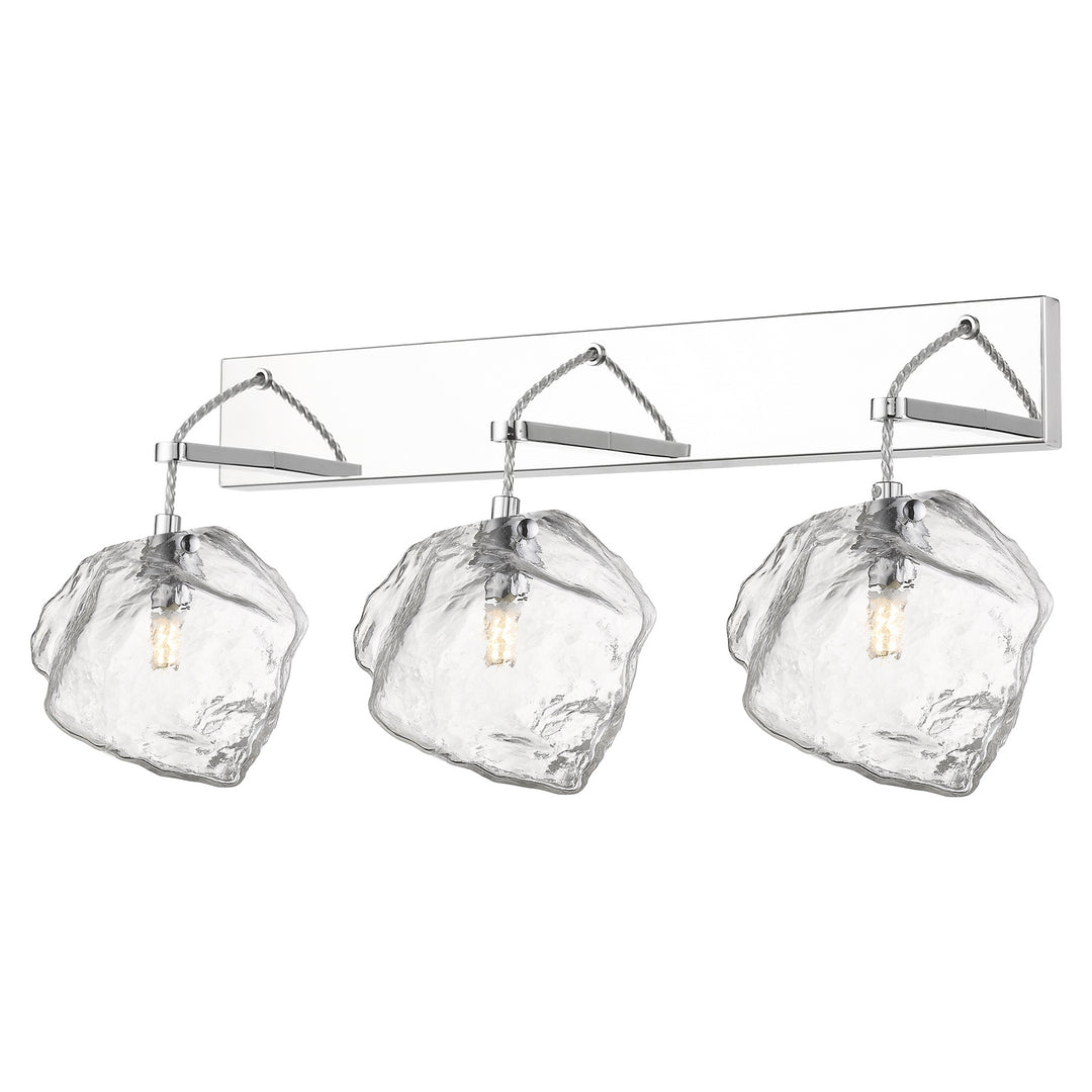 Access Boulder 63130LEDDLP-MSS/CLR Bath Vanity Light 23 in. wide - Mirrored Stainless Steel