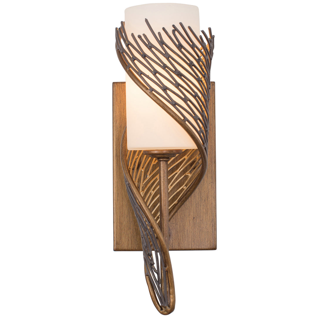 Varaluz Flow 240K01RHO Wall Sconce Light - Hammered Ore