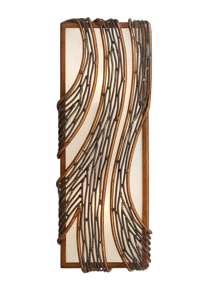 Varaluz Flow 240W02HO Wall Sconce Light - Hammered Ore