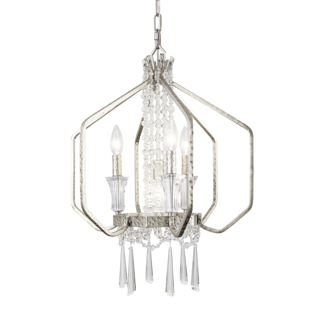 Varaluz Barcelona 270P04TR Chandelier Light - Transcend Silver