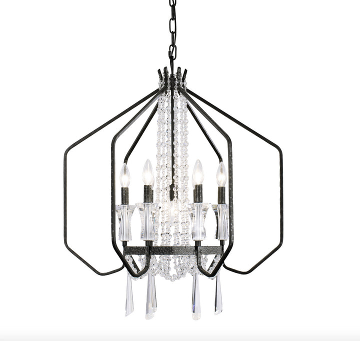 Varaluz Barcelona 270P07OX Chandelier Light - Onyx