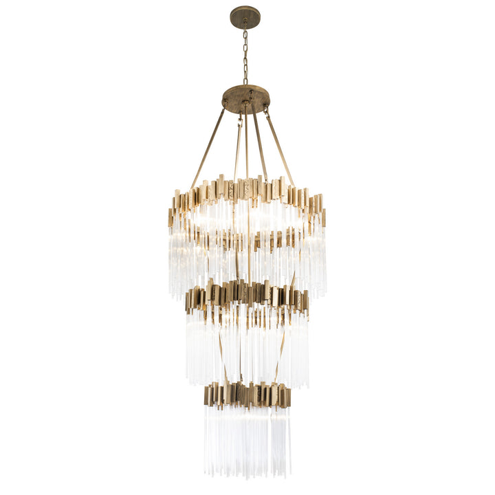 Varaluz Matrix 309C19HG Chandelier Light - Havana Gold