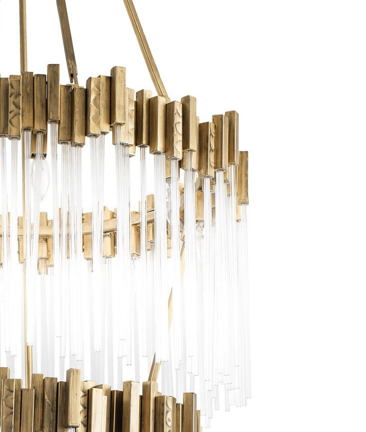Varaluz Matrix 309C19HG Chandelier Light - Havana Gold