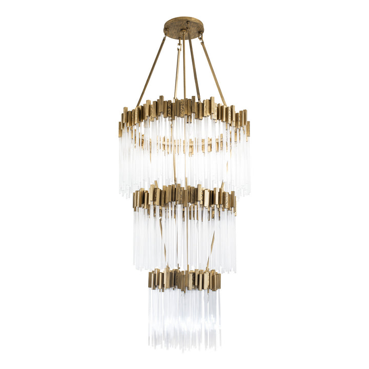 Varaluz Matrix 309C19HG Chandelier Light - Havana Gold