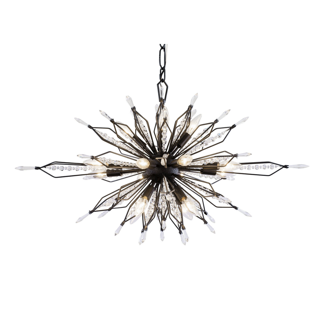 Varaluz Orbital 311N16CB Chandelier Light - Carbon