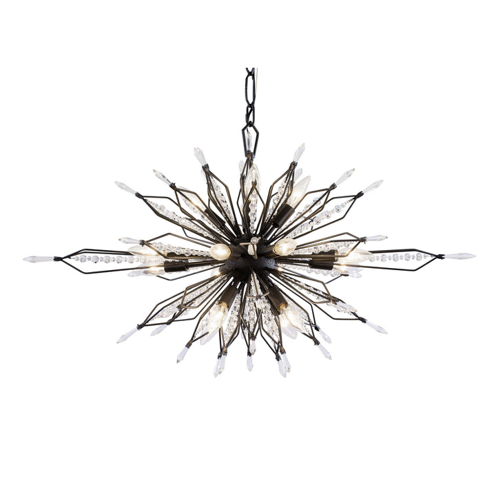 Varaluz Orbital 311N16CB Chandelier Light - Carbon