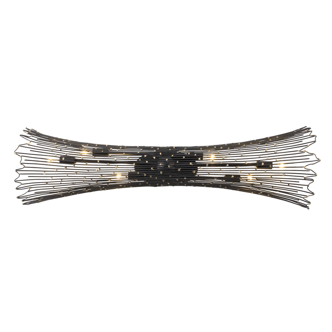 Varaluz Rikki 320B06CBAG Bath Vanity Light 36 in. wide - Carboged Gold