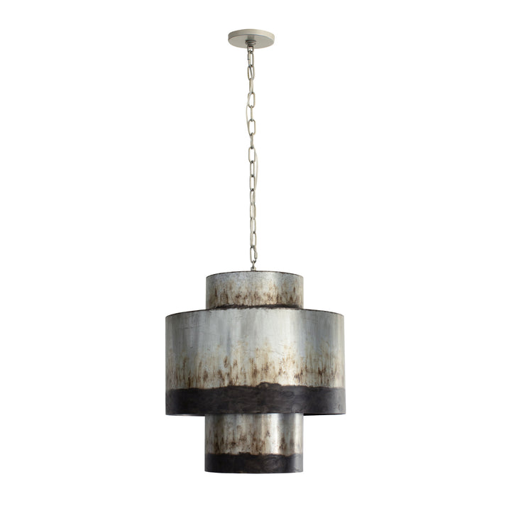Varaluz Cannery 323F04OG Chandelier Light - Ombre Galvanized
