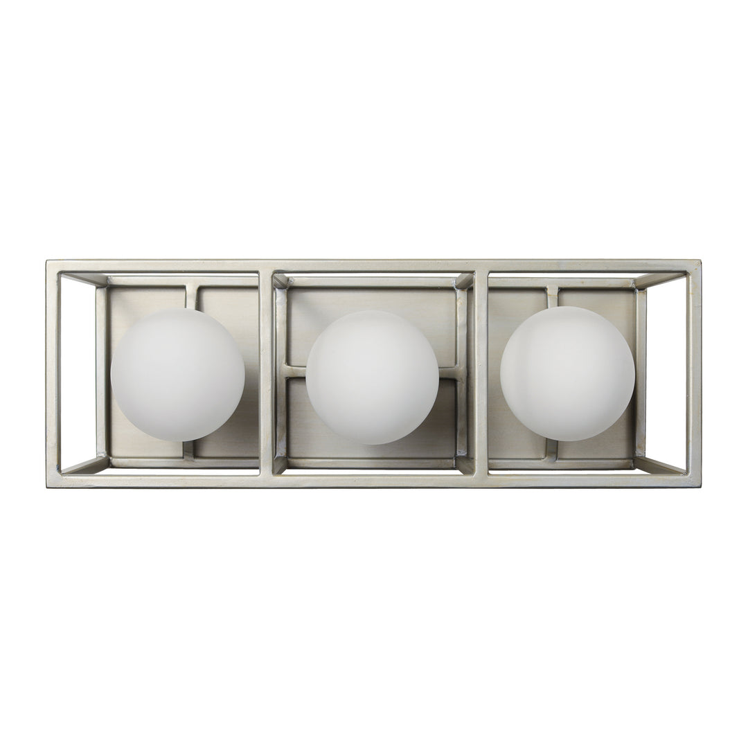 Varaluz Plaza 325B03SOCB Bath Vanity Light 15 in. wide - Silverado/Carbon