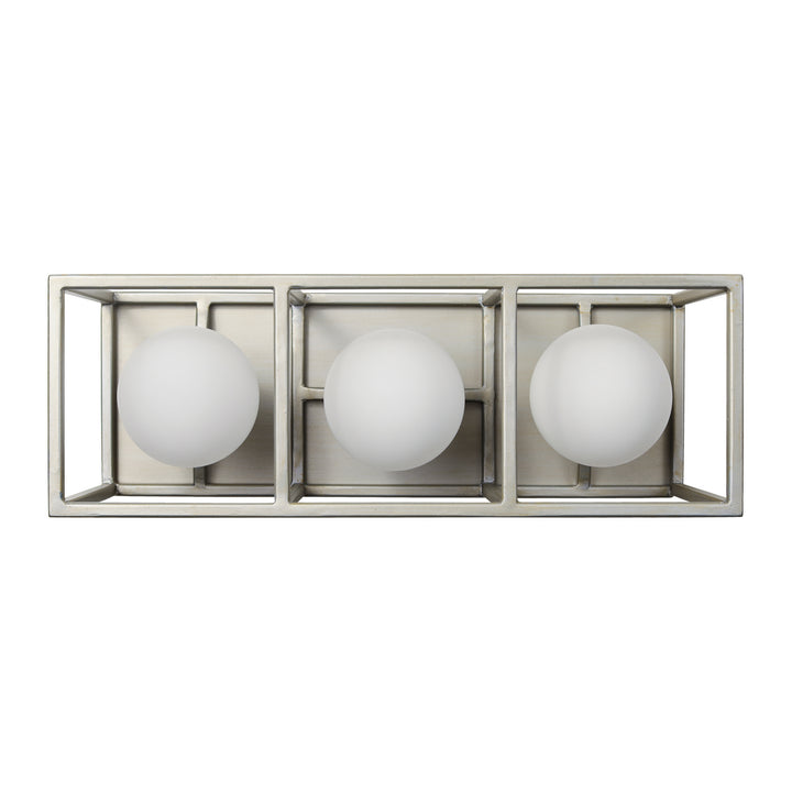 Varaluz Plaza 325B03SOCB Bath Vanity Light 15 in. wide - Silverado/Carbon