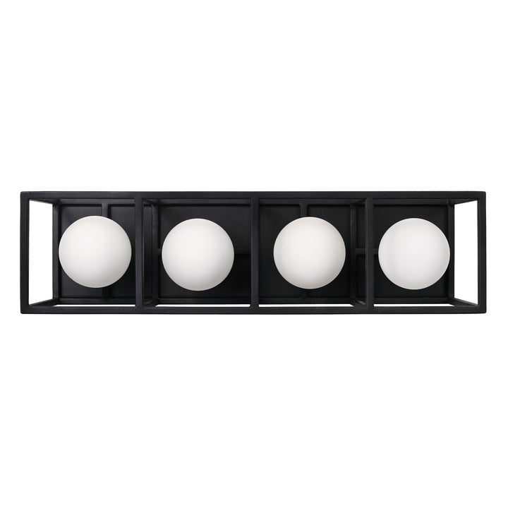 Varaluz Plaza 325B04CBHG Bath Vanity Light 20 in. wide - Carbon/Havana Gold