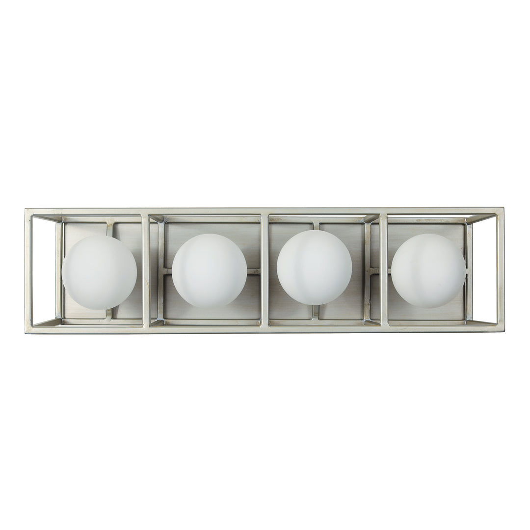 Varaluz Plaza 325B04SOCB Bath Vanity Light 20 in. wide - Silverado/Carbon