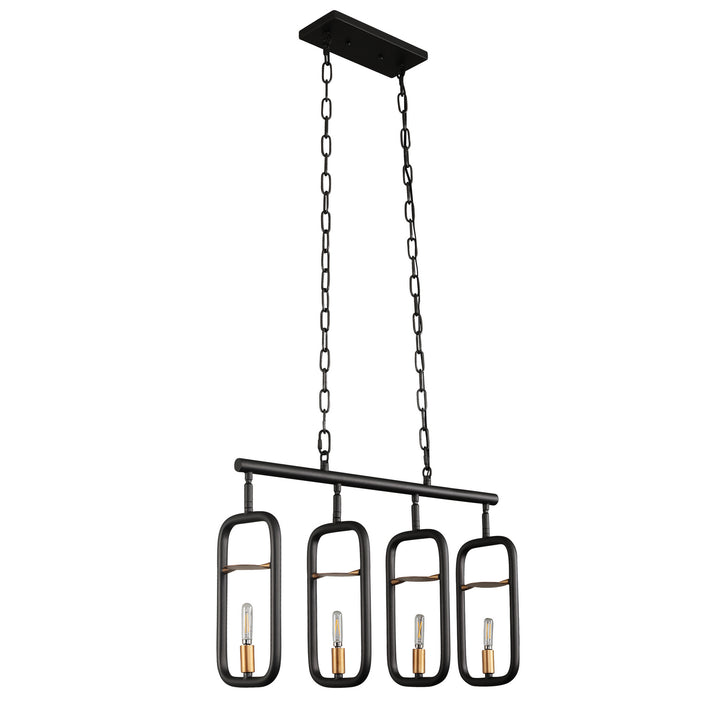 Varaluz Bar None 327N04AGRB Pendant Light - Aged Gold/Rustic Bronze