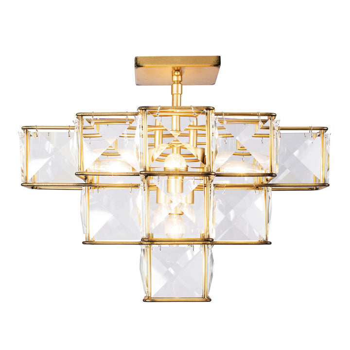 Varaluz Cubic 329S05CG Ceiling Light - Calypso Gold
