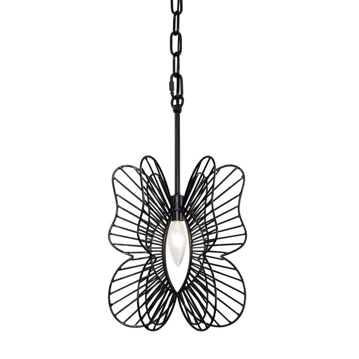 Varaluz Monarch 330M01BL Pendant Light - Black