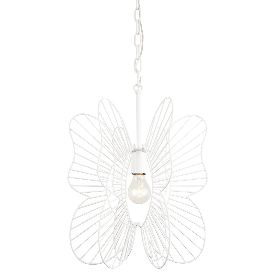 Varaluz Monarch 330P01WH Pendant Light - White