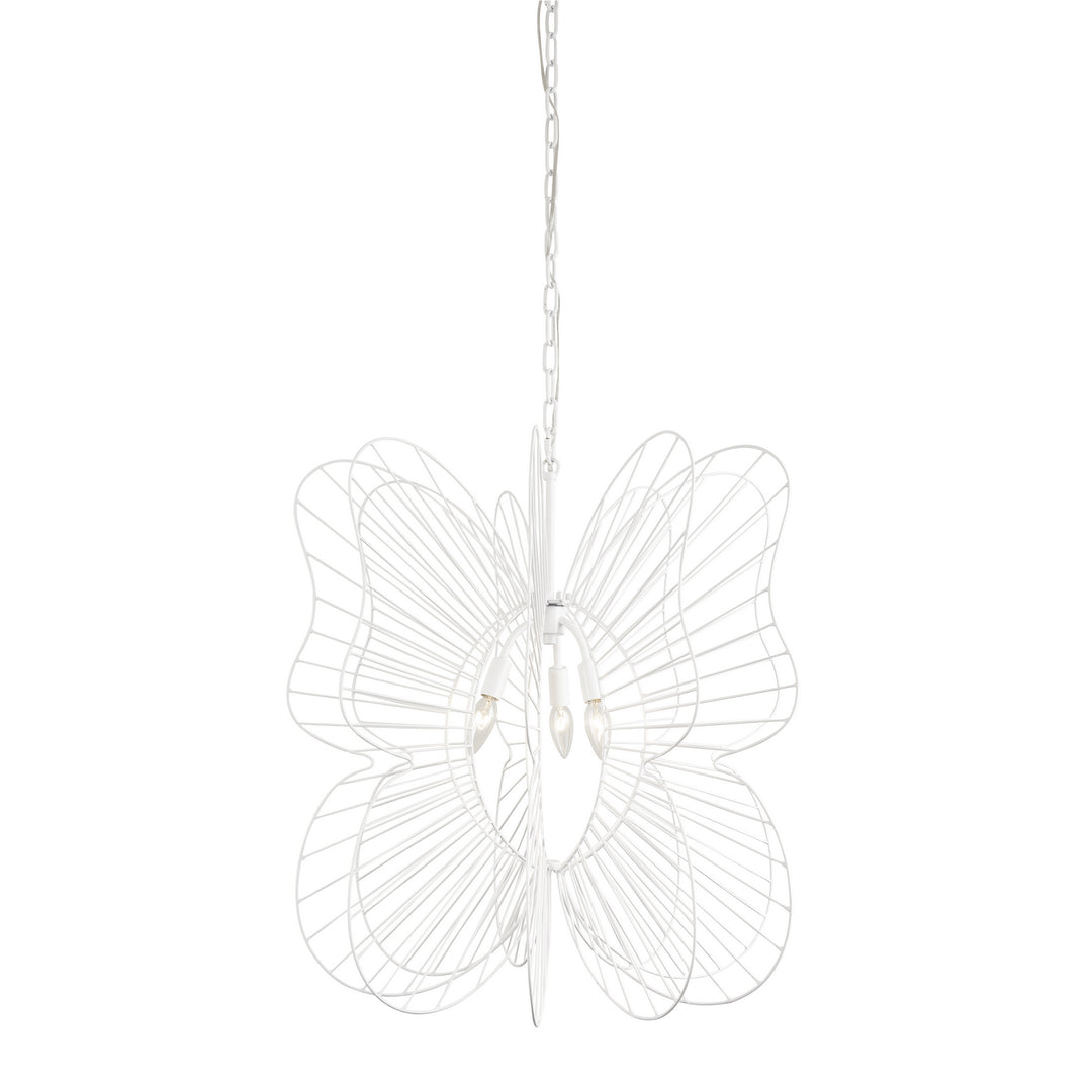 Varaluz Monarch 330P03WH Pendant Light - White