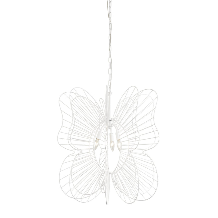 Varaluz Monarch 330P03WH Pendant Light - White