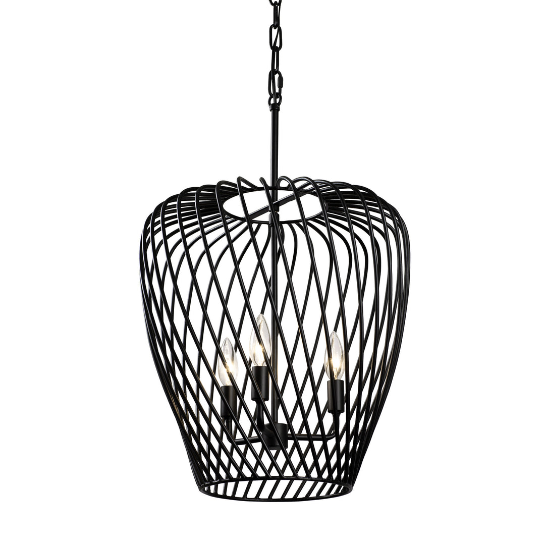 Varaluz Elsa 339P03BBL Pendant Light - Black