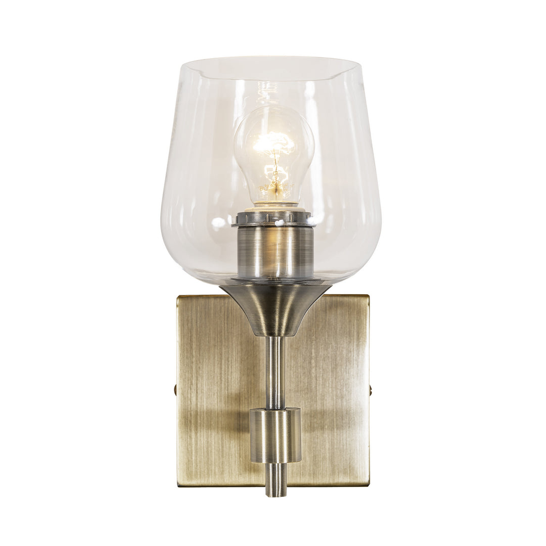 Varaluz Margaux 340B01AB Wall Sconce Light - Antique Brass