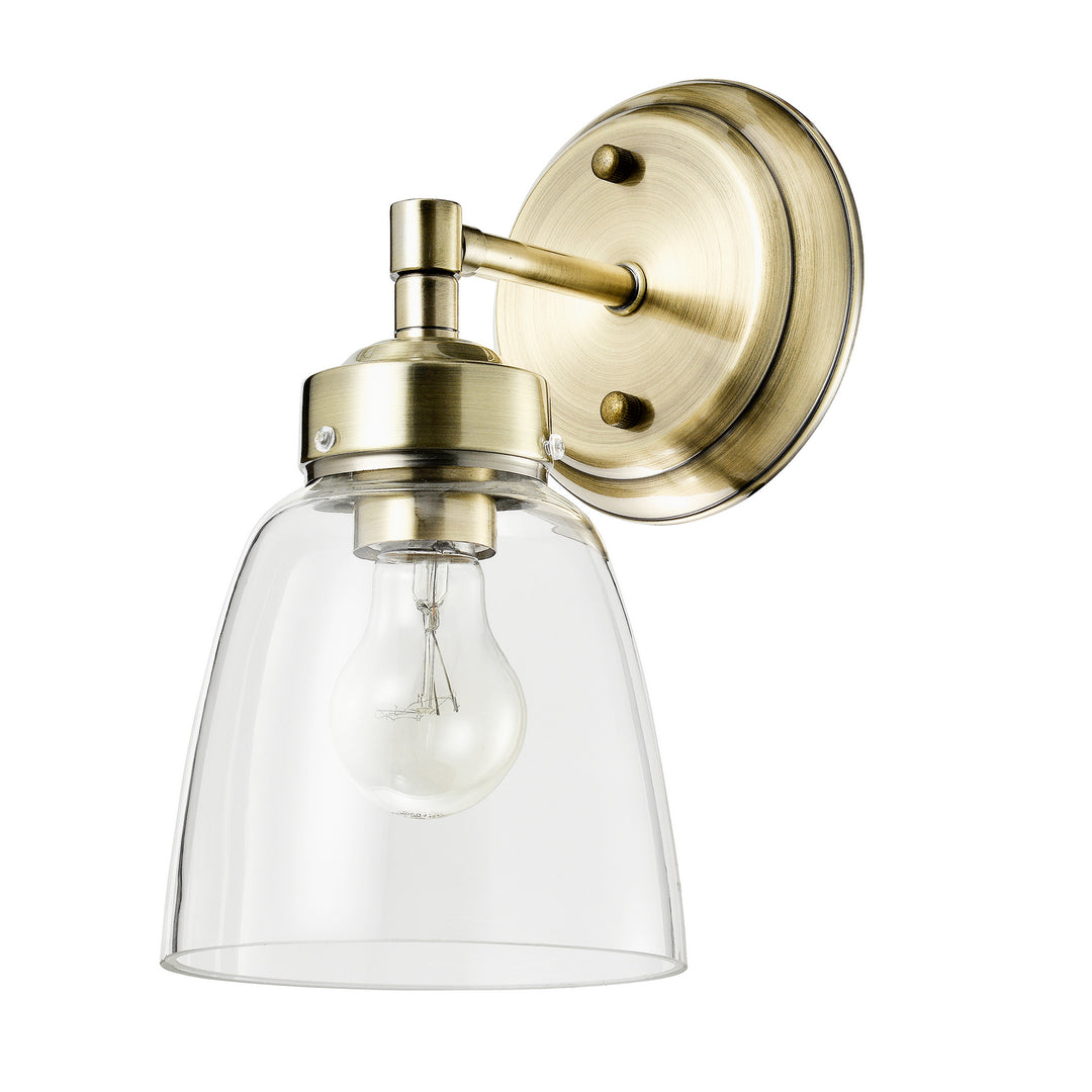 Varaluz Helena 341B01AB Wall Sconce Light - Antique Brass