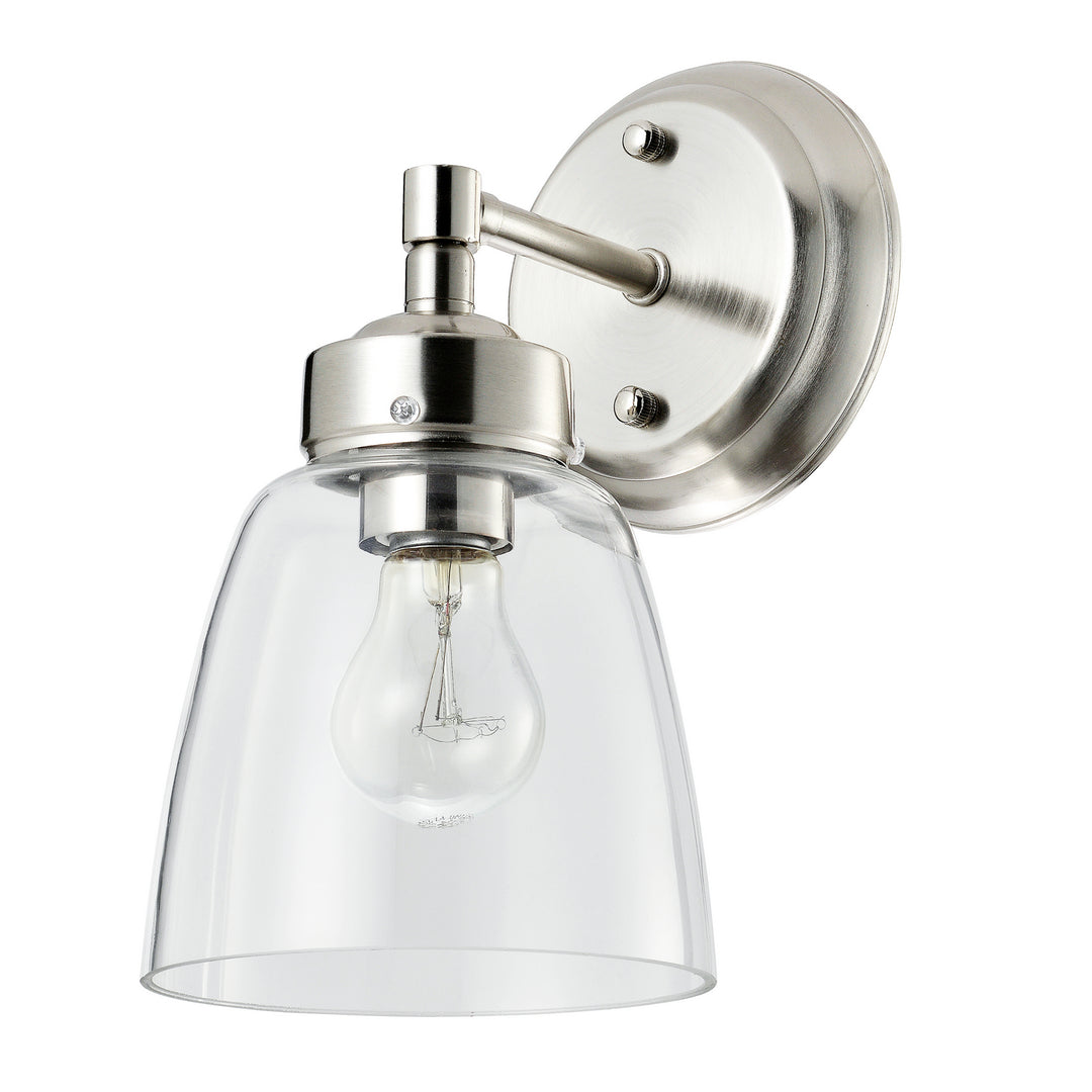 Varaluz Helena 341B01SN Wall Sconce Light - Satin Nickel